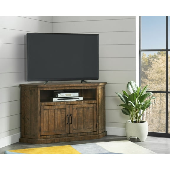 Martin Svensson Home Rustic 50" Corner TV Stand Natural