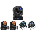 thumbnail image 1 of Martin Thrill Mini Profile LED Moving Head Light+2 Par Lights+2 Mini Moving Head, 1 of 11