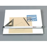 Martin Universal Design 18" x 24" Pro-Draft Parallel Straightedge Board, White Melamine