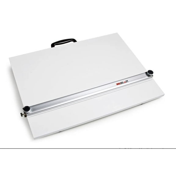 Martin Universal Design 20" x 26" Pro-Draft Parallel Straightedge Drawing Board, White Melamine