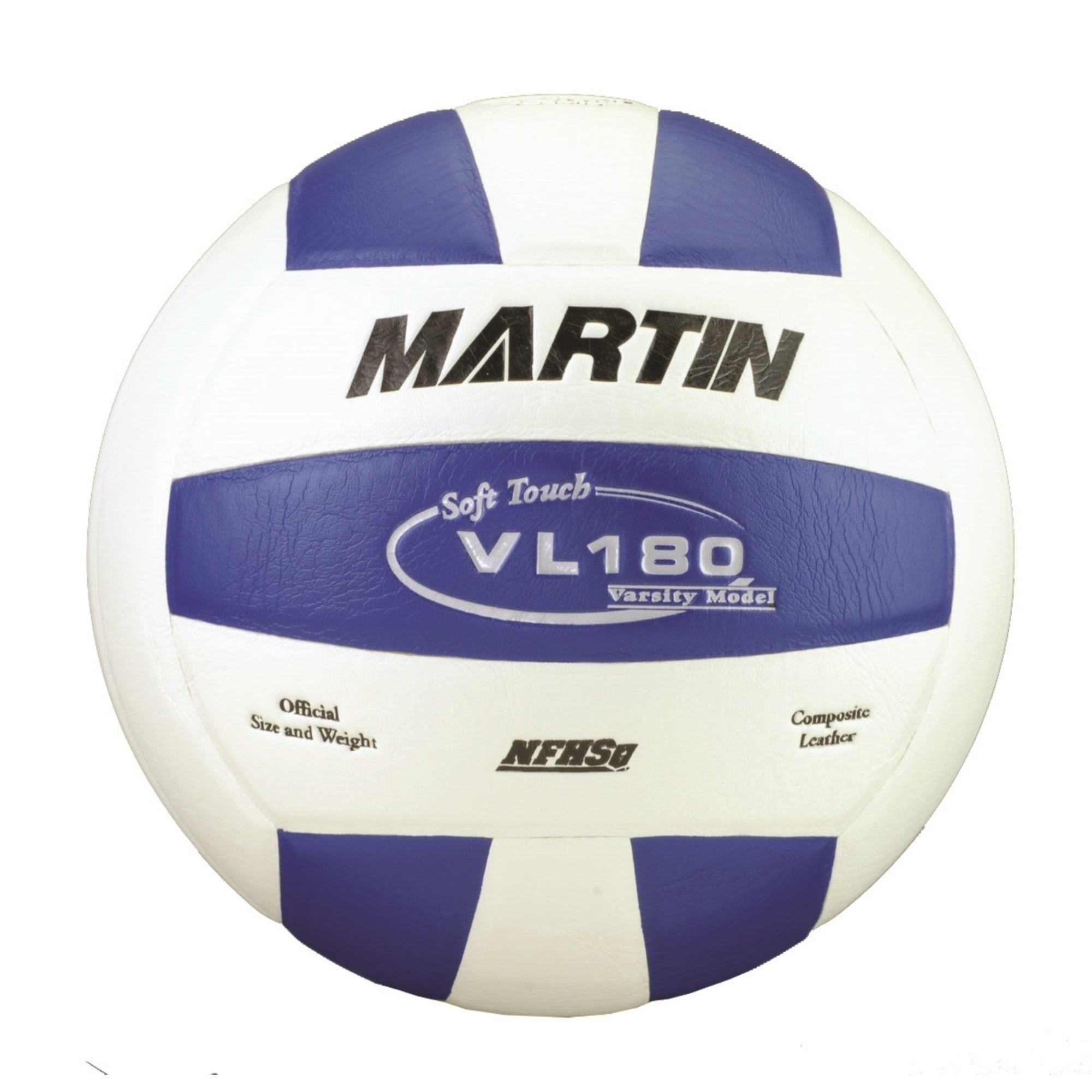 Martin VL180 Soft Touch Composite Leather Official Size NFHS Volleyball | Blue