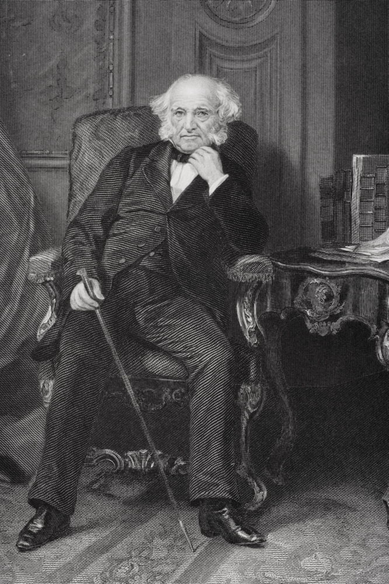 Martin Van Buren 1782 To 1862 8Th President Of The United States 1837To 1841 And A Founder Of The Democratic Party From Painting By Alonzo Chappel Canvas Art - Ken Welsh Design Pics (11 x 17)