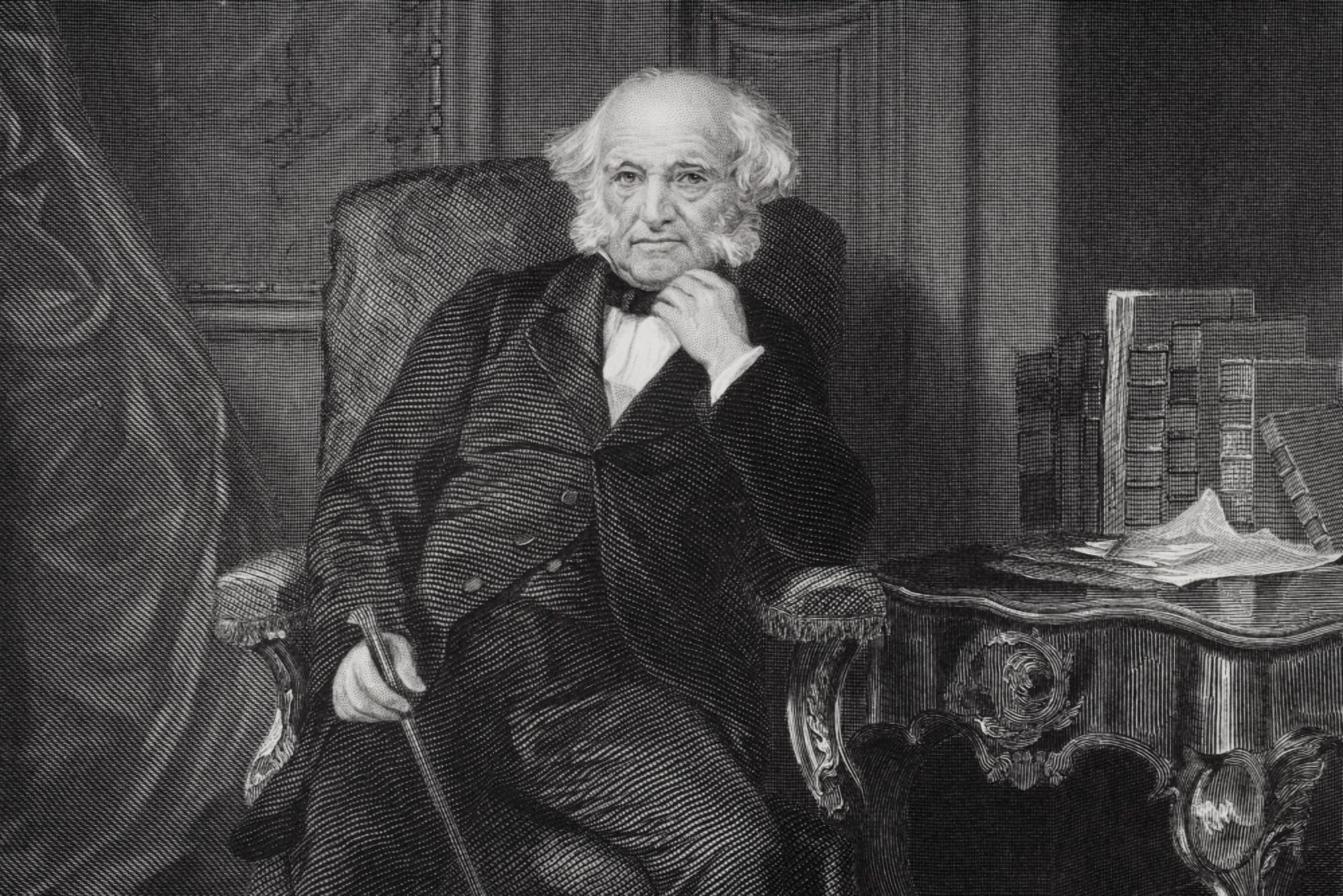 Martin Van Buren 1782 To 1862 8Th President Of The United States 1837To 1841 And A Founder Of The Democratic Party From Painting By Alonzo Chappel Canvas Art - Ken Welsh Design Pics (17 x 11)
