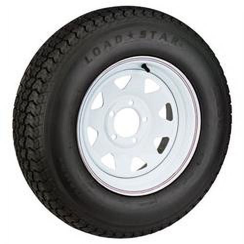 Kenda Loadstar 14in. Radial Trailer Tire and Wheel Assembly, ST215/75R-14, 5-Hole, Load Range C, Model# DM215R4C-5CIN