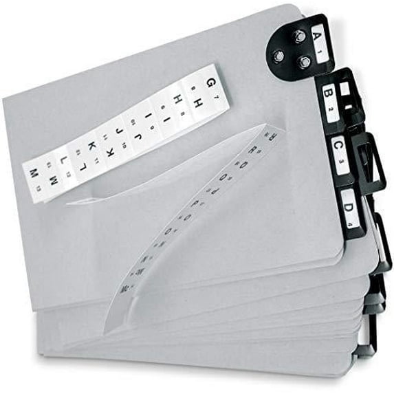 Martin Yale Posting Tray Index Set, 25 Pressboard Guides, Durable File Divider Tabs, SKU# MARTINYALE14254.6