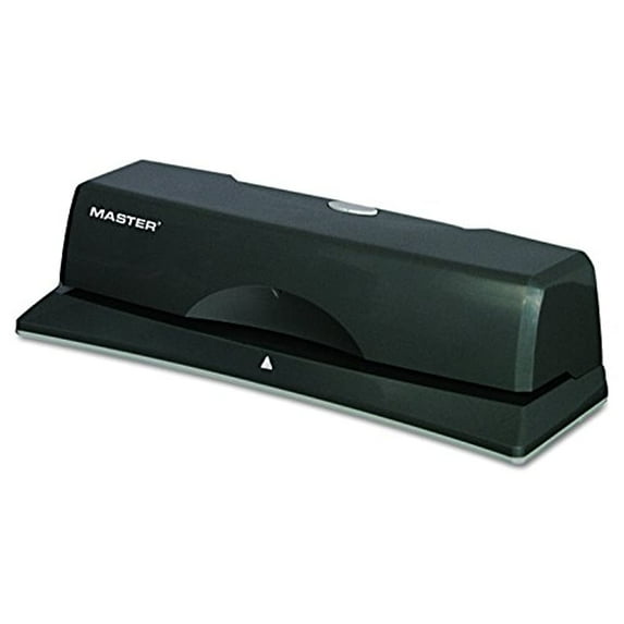 Martin Yale EP312 Electric & Battery-Powered 3-Hole Paper Punch, 10-Sheet Capacity, 9/32" Holes, Desktop Office Puncher