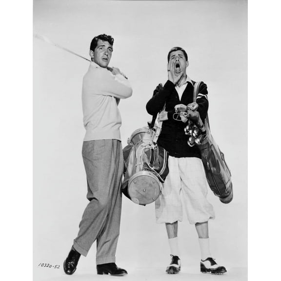 Martin and Lewis playing golf Photo Print (8 x 10)