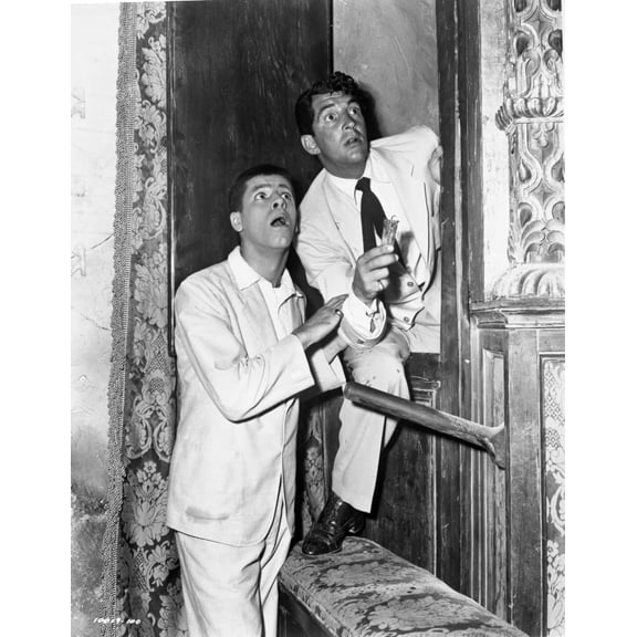 Martin and Lewis scared Photo Print (8 x 10)
