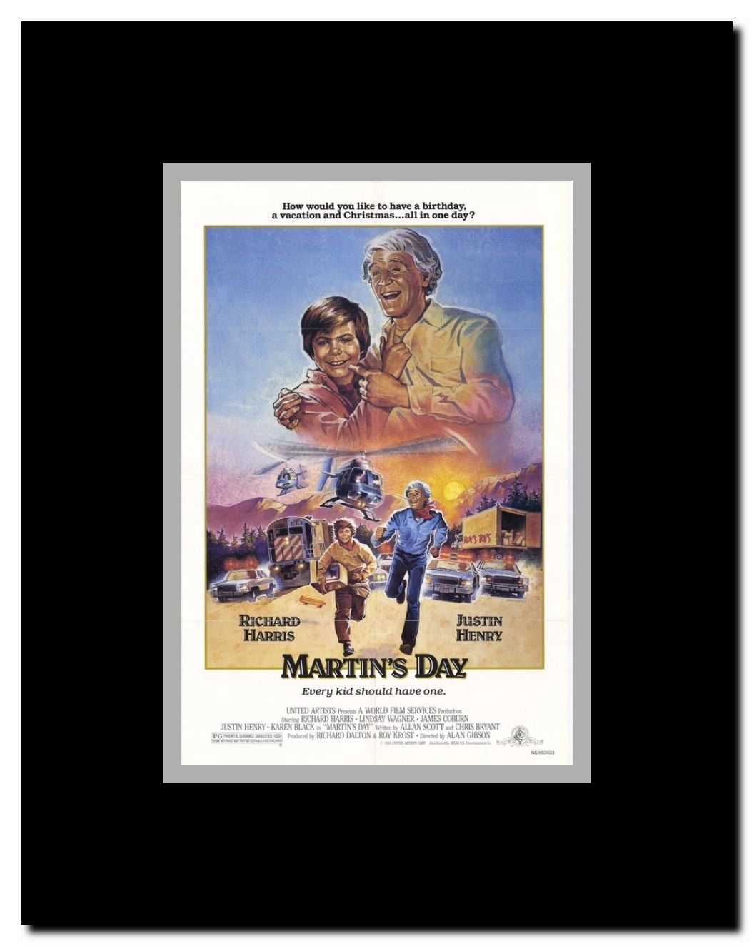 Martin's Day Framed Movie Poster