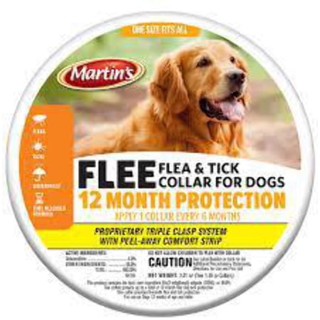 Martin´s FLEE Flea Tick Collar for Dogs 12 Months