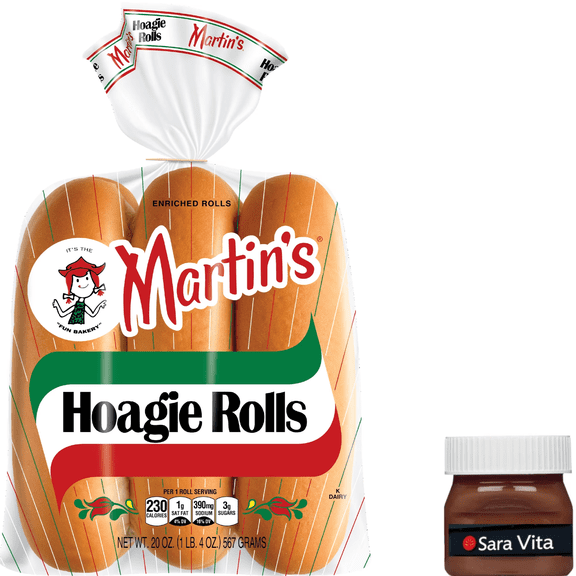 Martin's Hoagie Rolls, 6 count