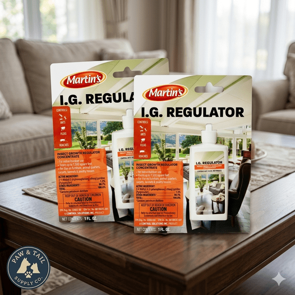 Martin's IG Insect Growth Regulator Flea Roach Control 1 fl oz. 2PCK