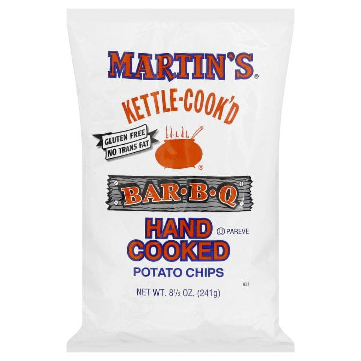 Martin's Kettle Cook'd Bar.B.Q Hand Cooked Potato Chips, 9 Oz
