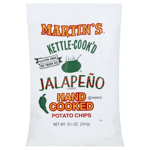 Martin's KettleCook'd Jalapeño Flavored Potato Chips, 9 Oz.