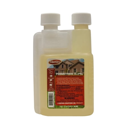 Martin's Permethrin 13.3% Multi-Purpose Insecticide - For Biting Insects - 8 fl oz by Control Solutions