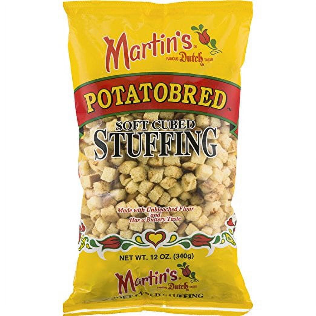 Martin's Potatobred Soft Cubed Stuffing 12 oz (2 bags)