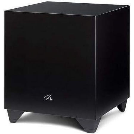 MartinLogan - Dynamo 1100X 12" 1300W Sealed, Powered Subwoofer, with Sub Control App and Wireless Ready - Satin Black