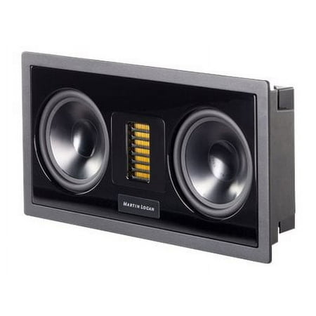 MartinLogan - Axis 5-1/4" 2-1/2-Way In-Wall Speaker (Each) - Paintable White