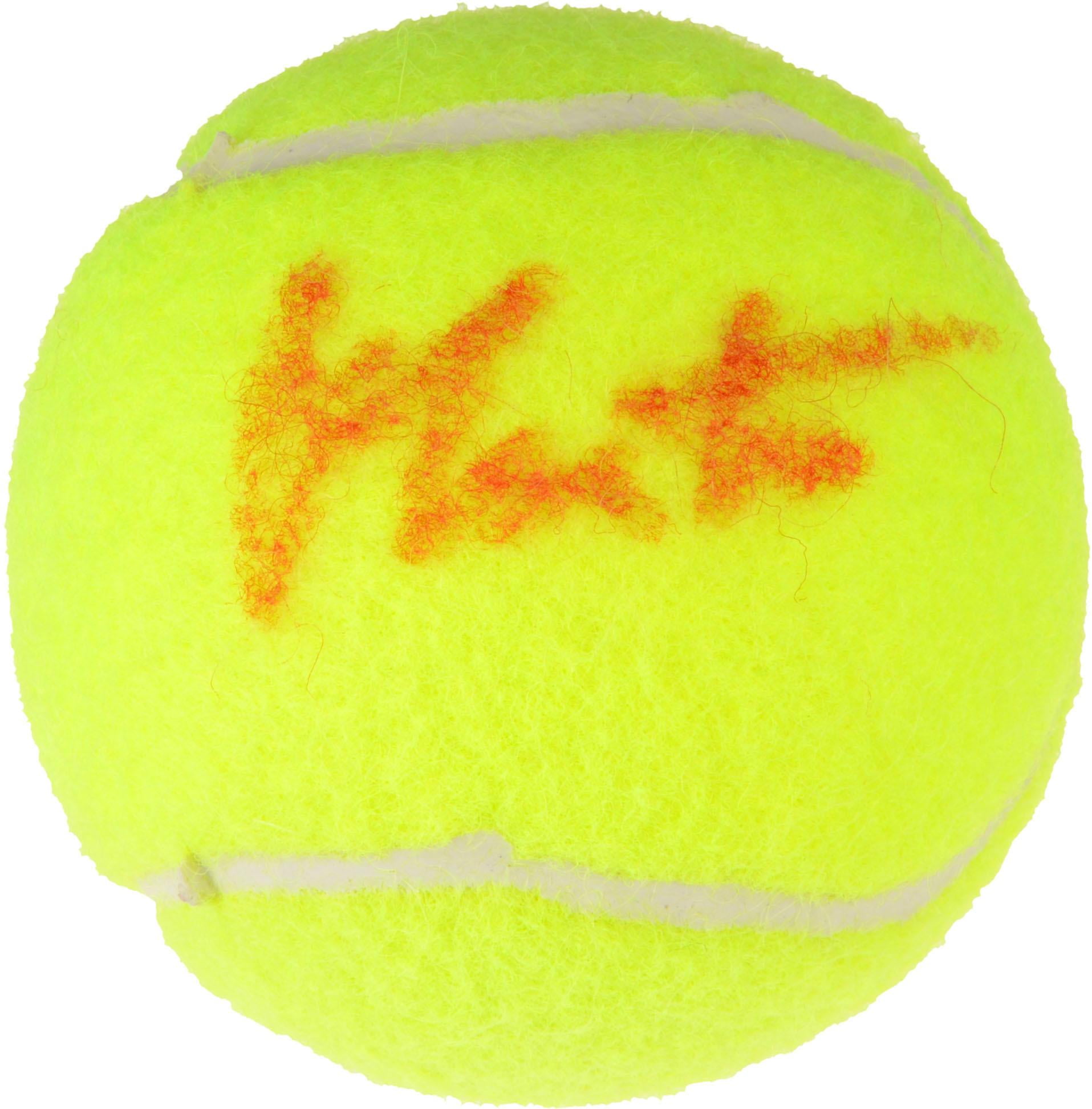 Martina Navratilova Autographed Penn Red Logo Tennis Ball - Signed in Red ink - Fanatics Authentic Certified
