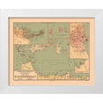 thumbnail image 1 of Martine 24x20 White Modern Wood Framed Museum Art Print Titled - North Africa Possessions Spain - Martine 1904, 1 of 4