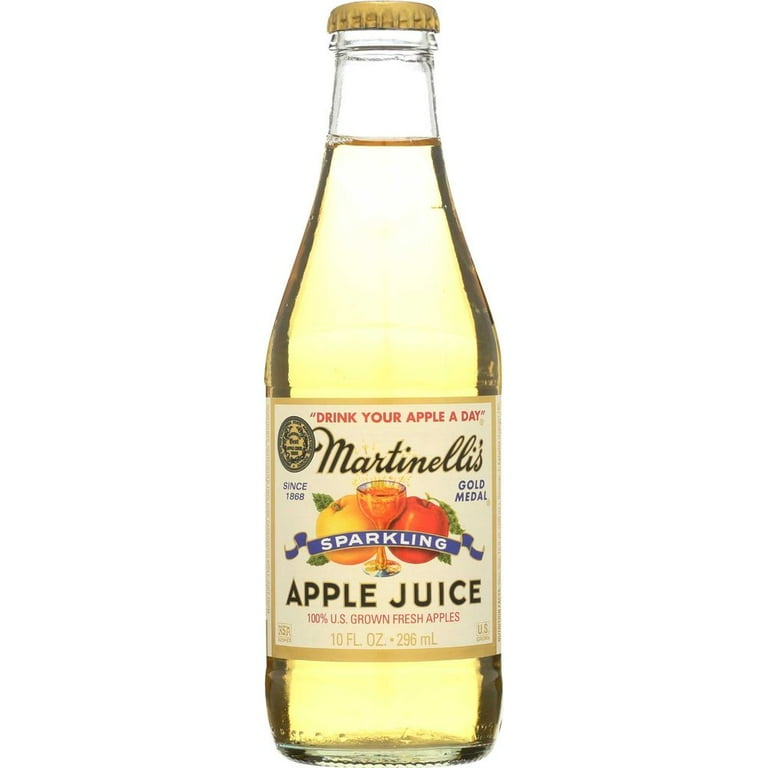 Martinelli Apple Sparkling Juice, 10 Fluid Ounce -- 12 per Case