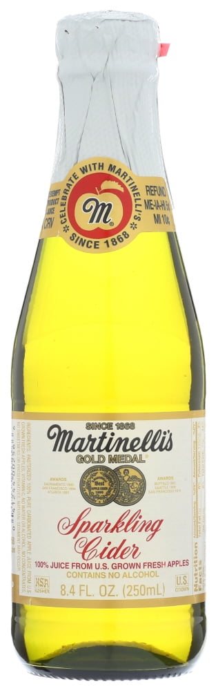 Martinelli'S Sparkling Cider Apple, 8.4 Fl Oz.