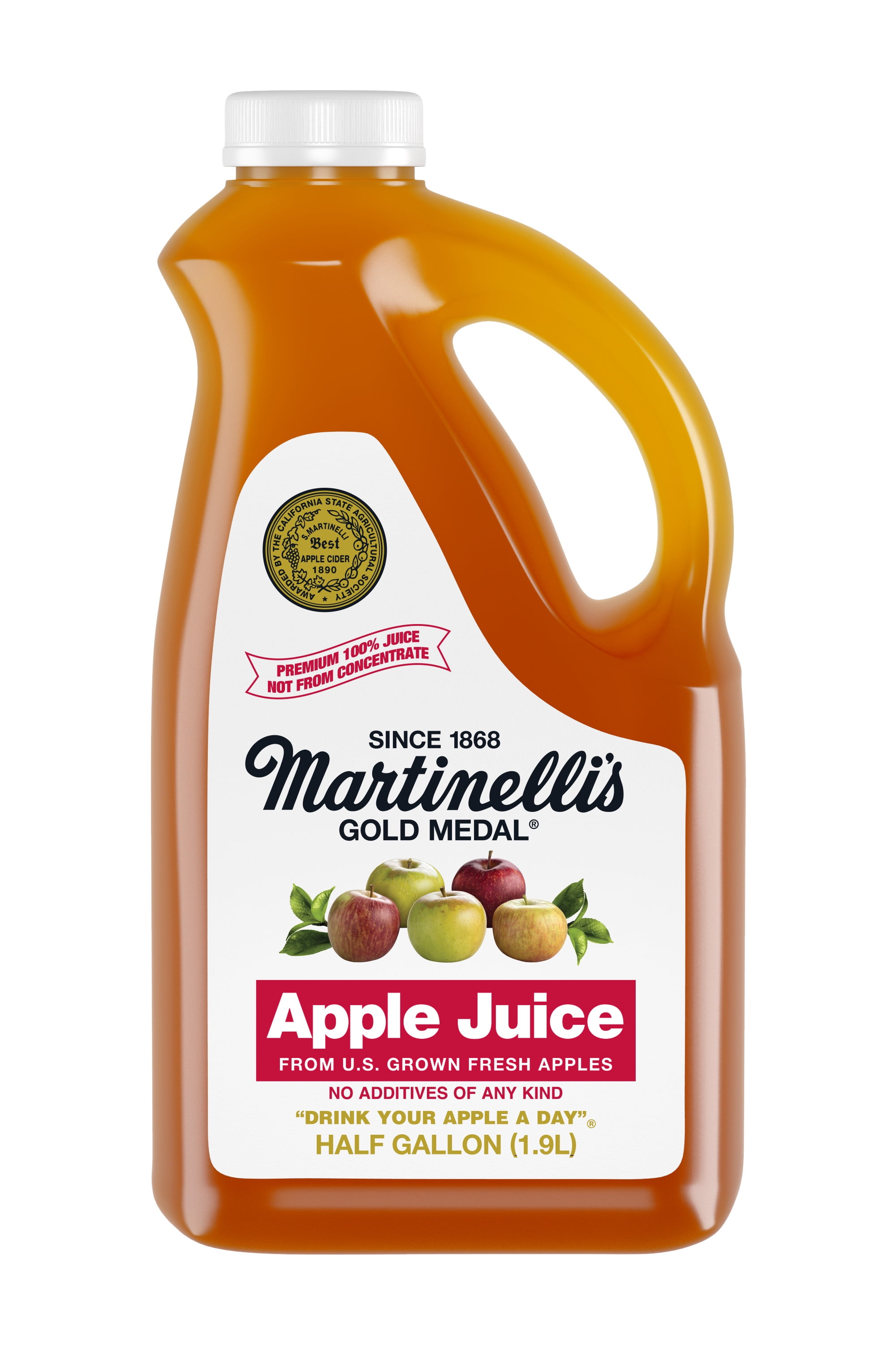 Martinelli's Gold Medal 100 Apple Juice, 64 fl oz