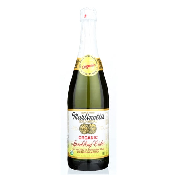 Martinelli's Gold Medal Organic Sparkling Cider, 25.4 Fl Oz, 1 Ct