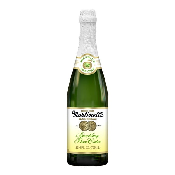 Martinelli's Sparkling Pear Cider, 25.4 fl oz Glass Bottle