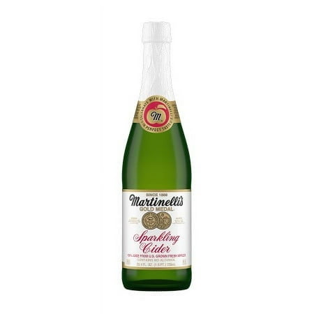 Martinelli's Sparkling Apple Cider, 25.4fl oz, glass bottle