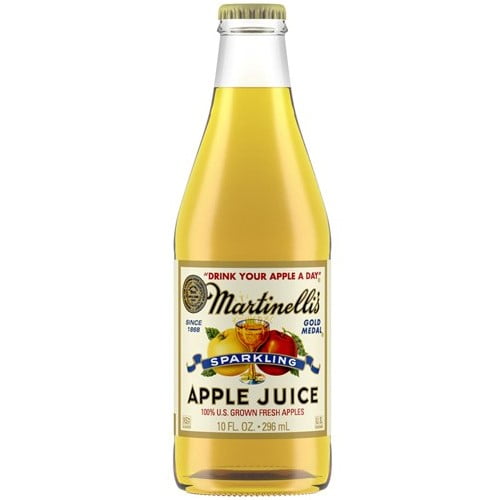 Martinelli's Sparkling Juice, Apple, 10 Fl Oz, 24 Count