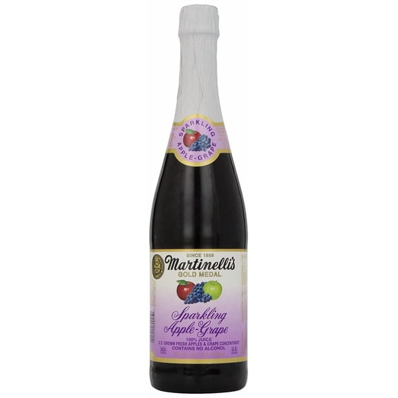 Martinelli's Sparkling Juice Apple Grape - 25.4 fl oz Pack of 3