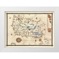 thumbnail image 1 of Martines 18x14 White Modern Wood Framed Museum Art Print Titled - Ireland - Martines 1587, 1 of 4