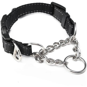 Mighty Paw Martingale Dog Collar, Adjustable Dog Training Collar with Limited Cinch Chain