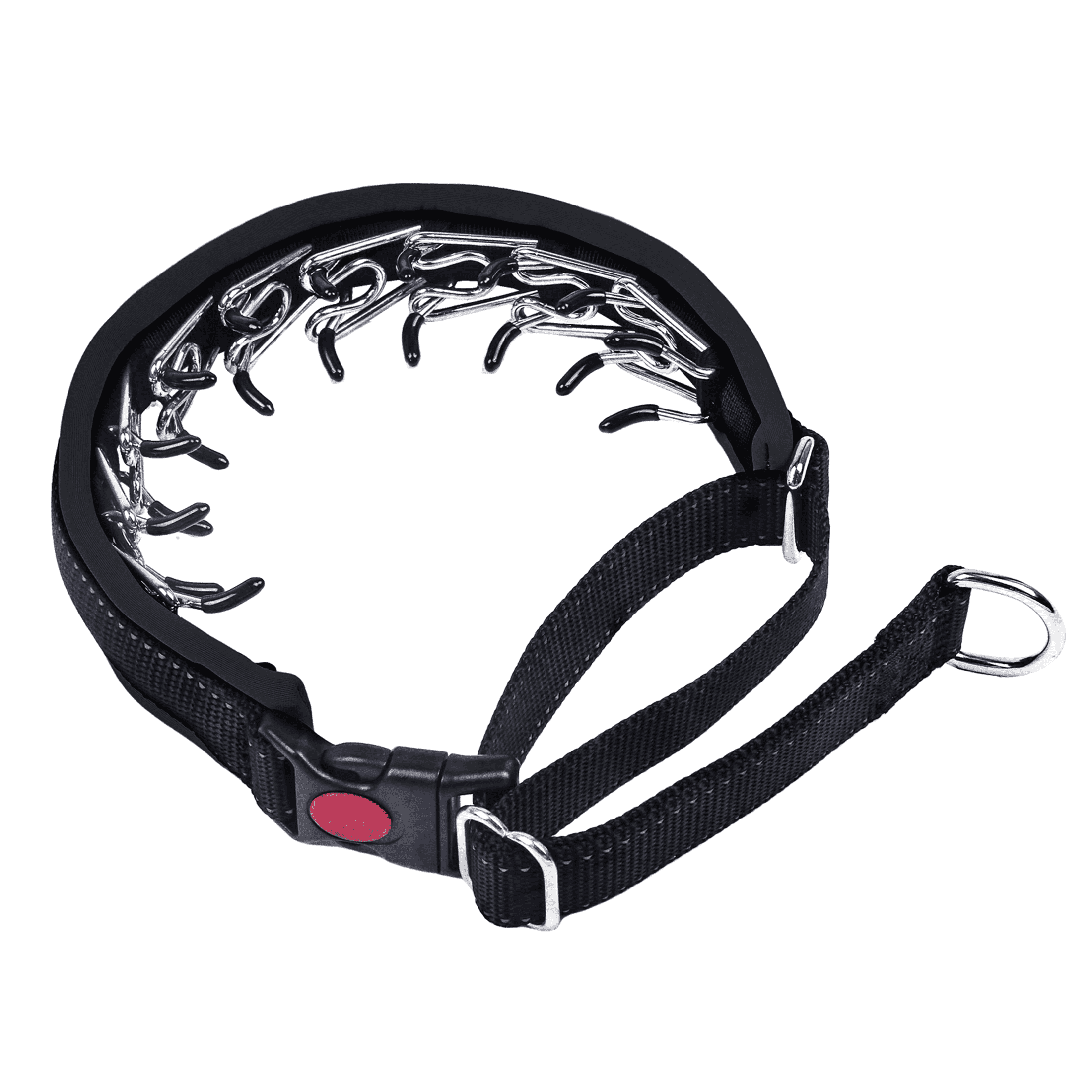 Martingale No Pull Collar with Buckle for Large Medium Small Dogs, Heavy Duty Nylon Adjustable Reflective Slip Collar for Anti Pull Training Walking