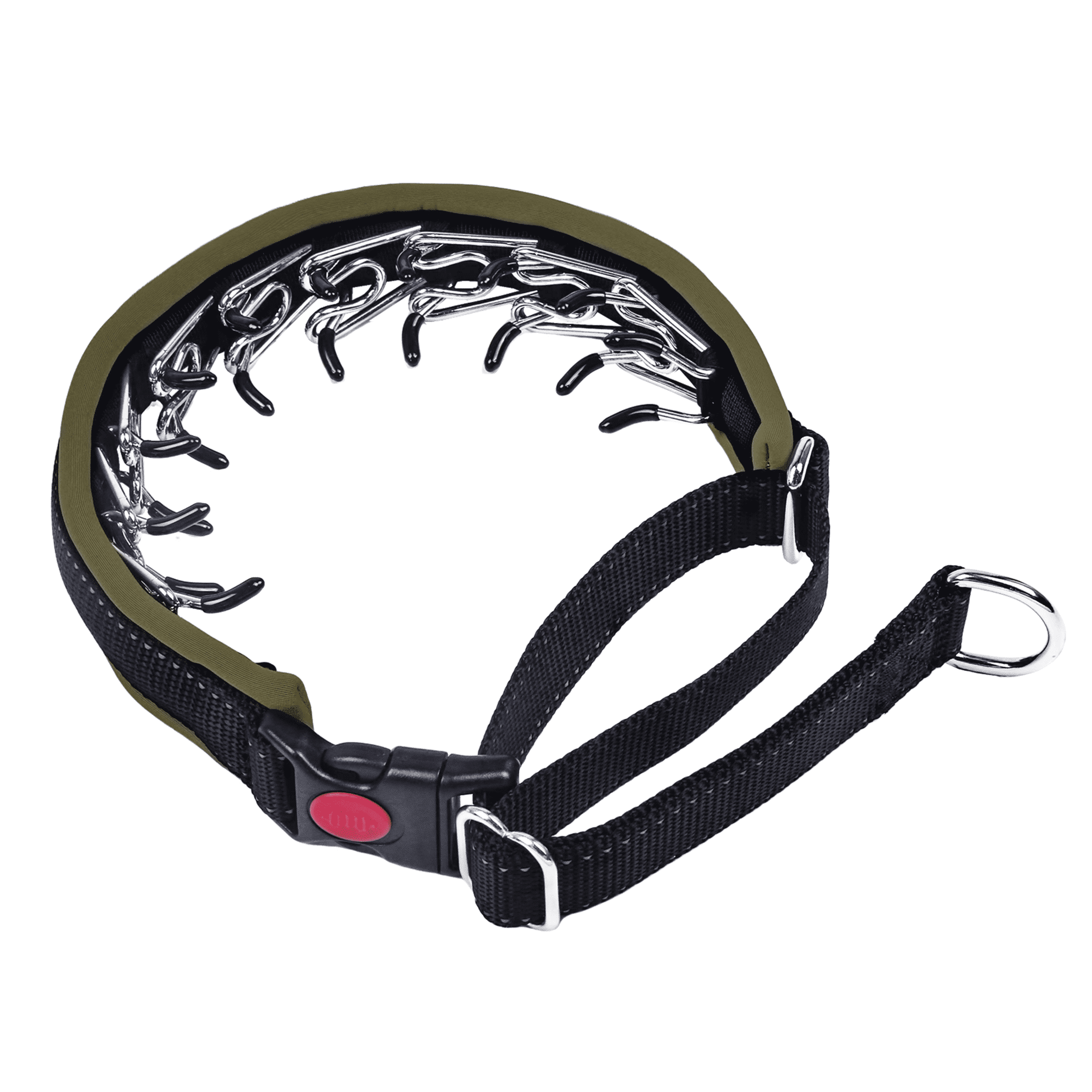 Martingale No Pull Collar with Buckle for Large Medium Small Dogs, Heavy Duty Nylon Adjustable Reflective Slip Collar for Anti Pull Training Walking