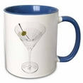 thumbnail image 1 of 3drose, Martini, 15oz Two-tone Blue Mug, 1 of 6