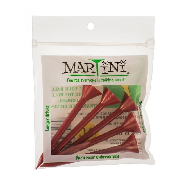 Martini 3 1/4" Golf Tees Virtually Unbreakable