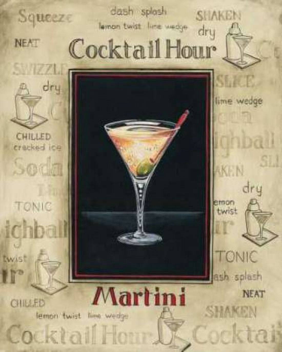 Martini Canvas Art - Gregory Gorham (24 x 30)