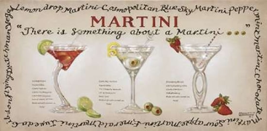 Martini Collection Canvas Art - Janet Kruskamp (24 x 48)