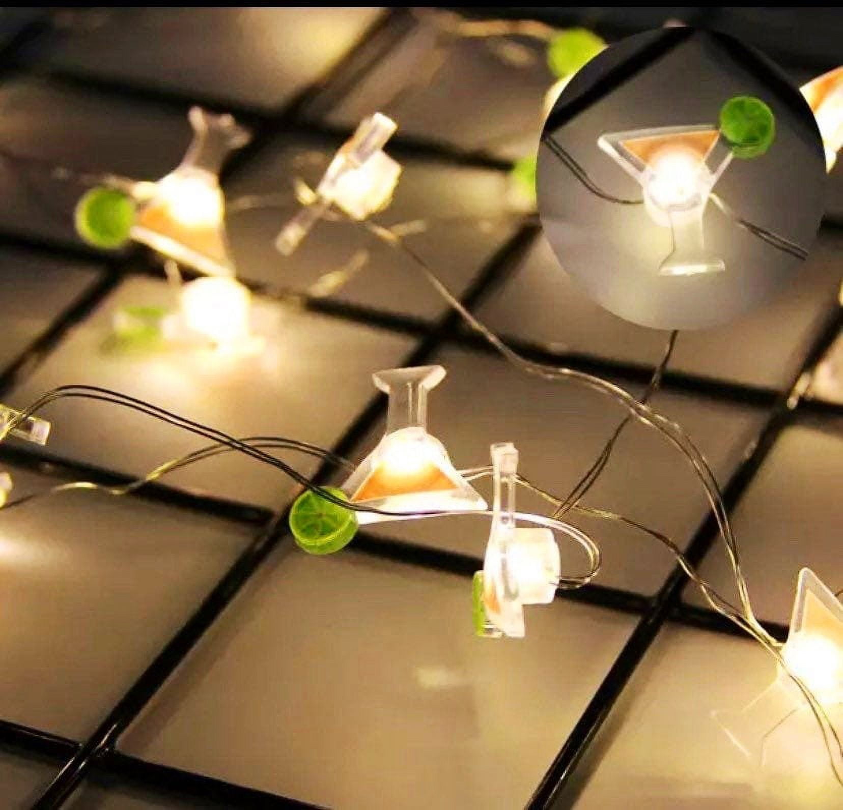 AZWINEGROUP Indoor/Outdoor 7 ft BatteryPowered LED String Lights