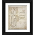 thumbnail image 1 of Martini, Francesco di Giorgio 15x18 Black Ornate Wood Framed with Double Matting Museum Art Print Titled - Folio 43: mill powered by horse, 1 of 4