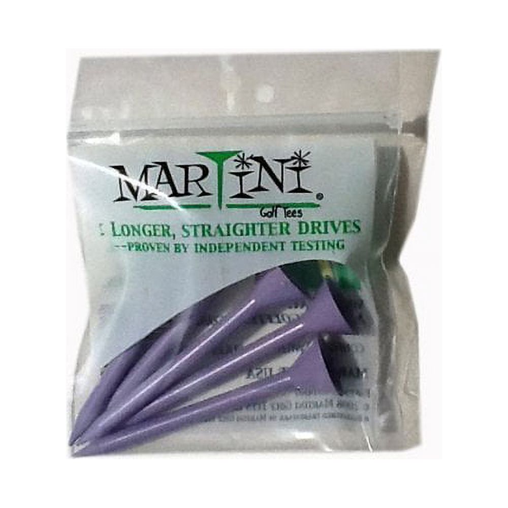 Martini Golf Tees 3 1/4'' Virtually Unbreakable Lavender (5 Tees