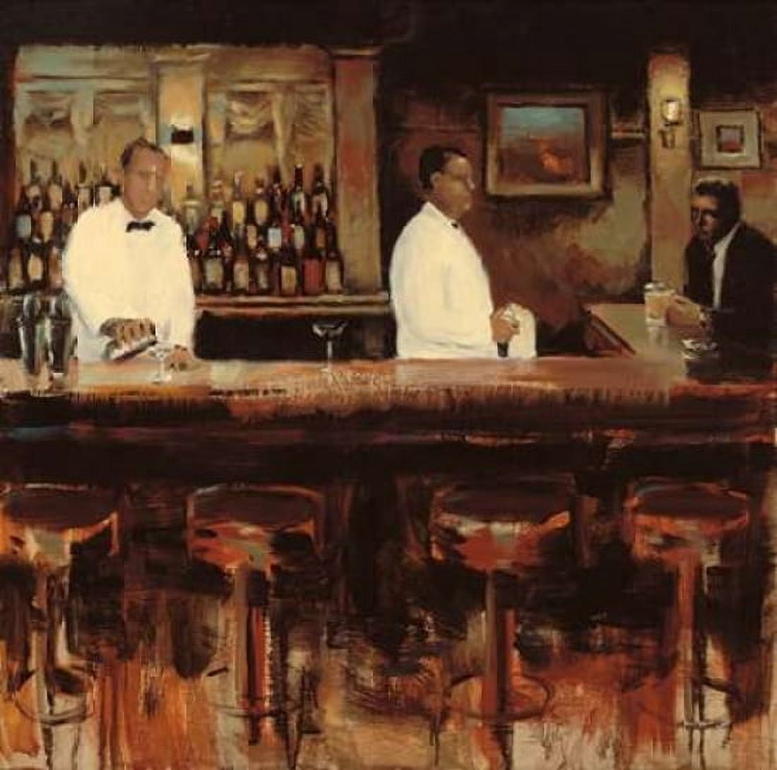 Martini Hour Canvas Art - Myles Sullivan (24 x 24)
