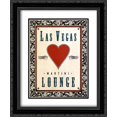 thumbnail image 1 of Martini Lounge 2x Matted 15x18 Black Ornate Framed Art Print, 1 of 2