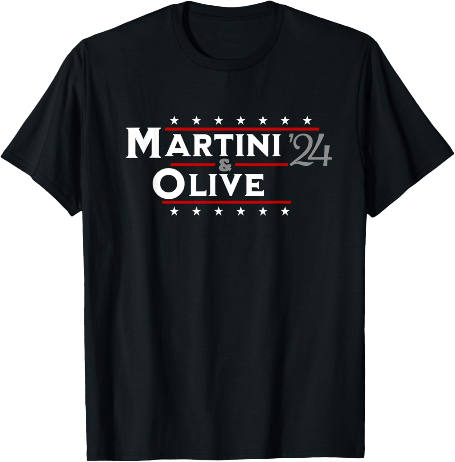 Martini Olive Men Women Vote Funny Political 2024 Election TShirt