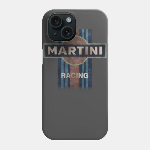 Martini Racing Distressed Retro Design Protective Cover for iPhone 11–17 Pro Max
