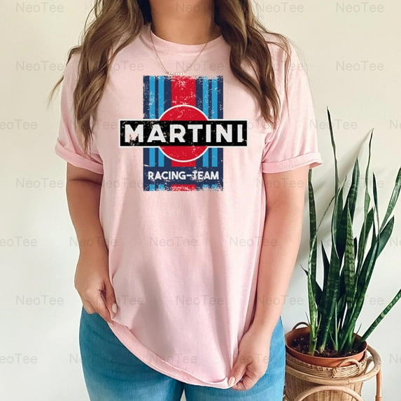 Martini Racing Team Essential Porsche Le Mans Motorsport Vintage Livery T-Shirt Unisex, up to 5XL