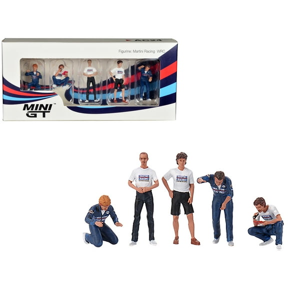 Mini GT Figurines Martini Racing WRC Set of 5