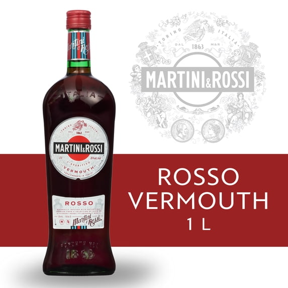 Martini & Rossi Rosso Sweet Red Vermouth, 1 L